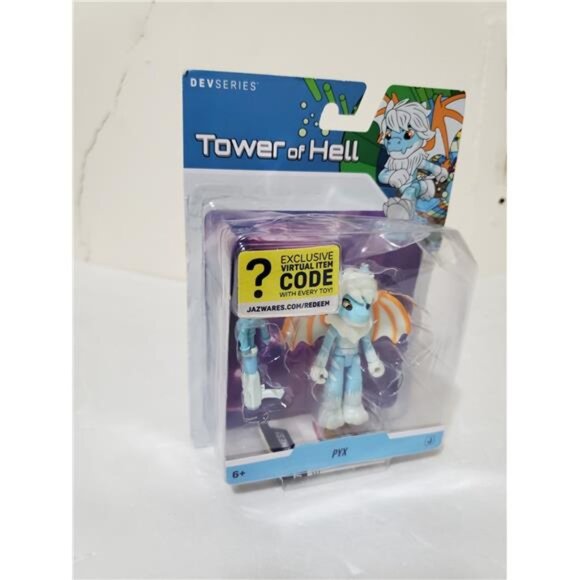 Tower of Hell - Pyx the Dragon by Fox King and Dragon Lord  Roblox DevSeries Tower of Hell Pyx Action Figure With Exclusive Code Toy
